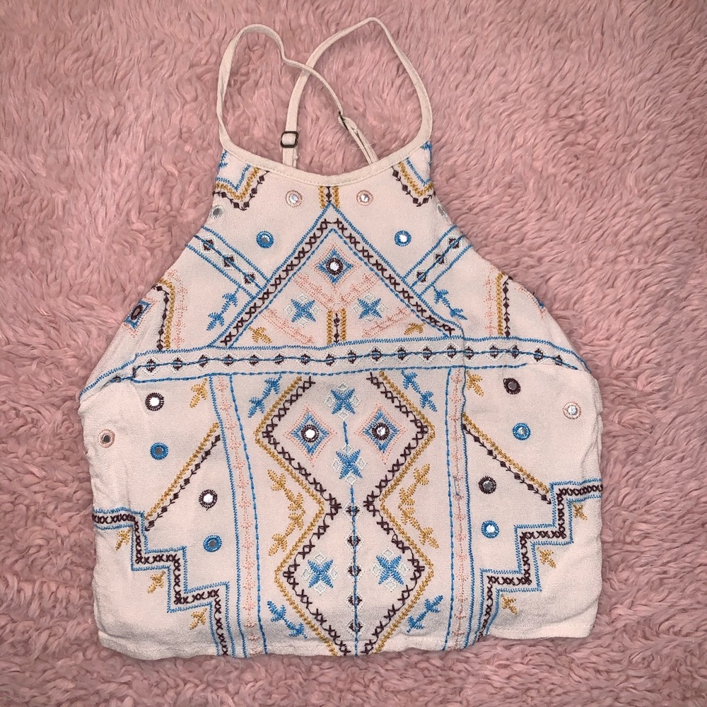 Crisscross Back Crop Top